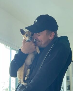 Arielle Vandenberg Instagram - My tiny Best Friend. Our Angel went to Heaven. 🕊️I don’t even know where to start and can’t believe I’m typing this. This is so painful. But I’ll start with the important stuff - I know she is running around Heaven with her new legs! I know she’s in Jesus‘s lap. I know she’s with my grandparents! I know they’re holding her and kissing her the way I would. I know she’s playing with her first owner and even her doggy parents! These thoughts bring me so much comfort and joy.  Stinky, you changed my life. You legit turned me into a mom.  I’ve never loved a dog like this before. Matt and I were truly so lucky.
You brought me so much joy! You could make me laugh like nothing else.  I have your little fleece sweater here that I’ve been pushing against my face, smelling it and using it to wipe my tears. This little sweater reminds me how tiny you were. I can’t believe such a magical energy could fit in something so tiny. The energy that you brought to this world was like no other. Your gift was initiating smiles in anyone that saw you. EVERYONE loved you. I loved carrying you around and intentionally putting you next to people that I felt needed a little joy in their life. 🥹 You turned Matt into a little dog loving softy. He has always been a gentle caring man but now he was your dad! He took such good care of you. All the way down to warming your paws after bringing you in from the wet grass. 😭 🐾 Stinky, thank you for your endless love. Thank you for staring at me 24/7. Thank you for always wondering where I was. Thank you for always finding me. Thank you for being such a good girl. 
As hard as this is I don’t like calling this a loss. Because it’s a major gain in the spiritual realm. Her beautiful spirit and delicate yet resilient soul will be dancing around forever! I don’t feel like I lost you. I truly feel like you’re right here next to me. You will always be a part of me. I will miss and love you forever and ever and ever my sweetest girl!🥹❤️ See you in my dreams Ticket!