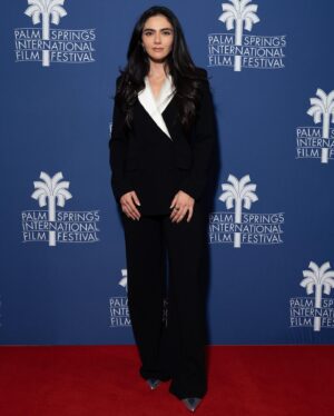 Arienne Mandi Instagram - @psfilmfest thanks for having us 🤍
Tatami coming to US theaters soon 🥋 
@styledbyaliya