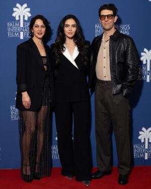 Arienne Mandi Instagram - @psfilmfest thanks for having us 🤍
Tatami coming to US theaters soon 🥋 
@styledbyaliya