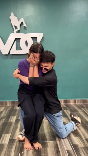 Arunima Sudhakar Instagram - With @iam_dhanush_official._ 👶🏻❤️🫀

#dancereels #arunimasudhakar #dance #reels #trending #reels