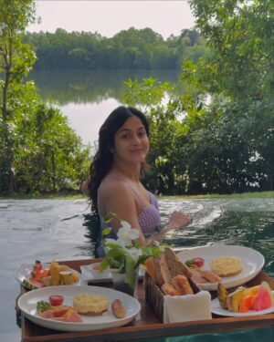 Arushi Sharma Instagram - Turning a year older at @tri_lanka Tri by Koggala Lake felt like stepping into a dream. For two blissful days, I was surrounded by serene waters, lush greenery, and a deep sense of calm that only nature can provide. 🌿✨

From the moment I arrived, the staff welcomed me with genuine warmth and unparalleled hospitality, making my birthday on November 18th feel truly special. The floating breakfast overlooking the lake, the candlelight dinner under the stars, and the rejuvenating stillness of this eco-luxury retreat are memories I’ll cherish forever. 🌊💫

Tri isn’t just a resort; it’s a sanctuary. Every detail, from the sustainable architecture to the focus on wellness, is designed to make you feel connected to nature while indulging in quiet luxury. If you’re looking for a place to relax, recharge, or celebrate life’s moments, this hidden gem by Koggala Lake is where you should be.

Thank you, Tri, for making my birthday an unforgettable experience. I already can’t wait to return. 💚