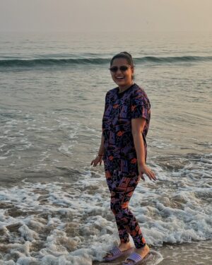 Aseema Panda Instagram - Every time I come back, you let me breathe easy again. 🌊✨