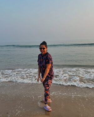 Aseema Panda Instagram - Every time I come back, you let me breathe easy again. 🌊✨