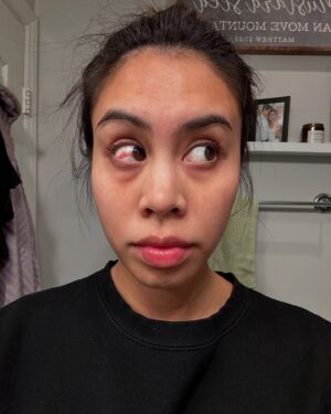 Ashley Argota Instagram - 2024. What a year. There have been so many highlights this year. But here’s what it really looked like. :) My pregnancy was so hard. I was so sick all the time and the meds I took to help with it made me tired. I threw up so hard sometimes that I blew blood vessels in my eyes. Actually giving birth to Michael might have been the easiest part of it all 😂 we wrote our second screenplay during this pregnancy and I’ve spent the first months of Michael’s life producing and getting ready to act in it. I’ve had a goal since I was 15 to be working on a set at least once a year. This is the first year I haven’t achieved that goal. That’s been hard. Feeding my son has been amazing. But pumping and feeding have also been hard on my body. And my god the body changes!! It has been difficult to look and feel like myself. I am still trying to find it. 

But so many good things also happened. We are making our first Mismo movie. That’s been so exciting. Watching our son discover the world has made my heart burst every day. And watching the love of my life become a father has been the greatest gift. This year was hard but my goodness it was fulfilling and amazing in so many ways. I’ll find myself again eventually. In the meantime, I’ll be over here working hard AF while also snuggling my boys and my sweet pup. Thank you, 2024. 🖤

Also side note if you’ve made it this far— as a member of the itty bitty titty committee I have spent this year learning what it’s like to have boobs! Omg!!!!!! What a difference!!!! Lolololol