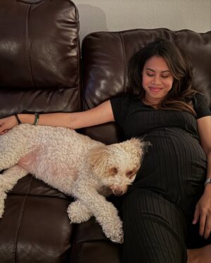 Ashley Argota Instagram - 2024. What a year. There have been so many highlights this year. But here’s what it really looked like. :) My pregnancy was so hard. I was so sick all the time and the meds I took to help with it made me tired. I threw up so hard sometimes that I blew blood vessels in my eyes. Actually giving birth to Michael might have been the easiest part of it all 😂 we wrote our second screenplay during this pregnancy and I’ve spent the first months of Michael’s life producing and getting ready to act in it. I’ve had a goal since I was 15 to be working on a set at least once a year. This is the first year I haven’t achieved that goal. That’s been hard. Feeding my son has been amazing. But pumping and feeding have also been hard on my body. And my god the body changes!! It has been difficult to look and feel like myself. I am still trying to find it. 

But so many good things also happened. We are making our first Mismo movie. That’s been so exciting. Watching our son discover the world has made my heart burst every day. And watching the love of my life become a father has been the greatest gift. This year was hard but my goodness it was fulfilling and amazing in so many ways. I’ll find myself again eventually. In the meantime, I’ll be over here working hard AF while also snuggling my boys and my sweet pup. Thank you, 2024. 🖤

Also side note if you’ve made it this far— as a member of the itty bitty titty committee I have spent this year learning what it’s like to have boobs! Omg!!!!!! What a difference!!!! Lolololol