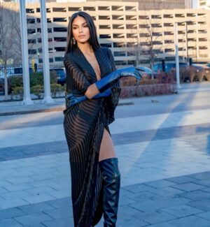 Ashley Carino Instagram - Basking in the daylight, the city pulses with a unique glamour. Skyscrapers shimmer, coffee shops buzz, and every stride on the pavement is a runway show. It's more than a city, it's a catwalk of style and spirit.
•
•
•
•
•
Photo: @samadhaq 
Fashion: @ghabriello_fernando
Accesories: @charlielapson Logistics: @mariellanosllanos 
Boots: @carlosmolinany 
Skin care: @renewesthetics #CityChic #DaytimeGlamour #UrbanRunway #ConcreteJungleGlam #StyleInTheSunlight