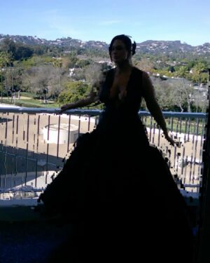 Ashley Graham Instagram - What a night to remember! Thank you @wwd for having me co-host the red carpet at this year’s Golden Globes. I HAD SO MUCH FUN!! 🥰🫶🏼✨🎥 A big thanks to @bachmai for making my gorgeous gown!