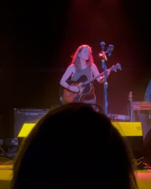 Ashley Williams Instagram - If you knew me in the 90s, you knew me as an Ani DiFranco obsessed, grunge devoted, wildly liberal creative with hard edges and a soft center. One of my big final  presentations in college was to act out the entire “life cycle“ of Ani DiFranco, including acting out her birth as a baby— crying and all. 😂😂 I WAS SO HARDCORE. It still makes me laugh when I think about it in hindsight. 

I didn’t just go to her concerts, I showed up six hours early to catch a glimpse of her meditating in a meadow nearby, was first in line to stand in general admission, and then hid in the bushes next to her tour bus to catch a glimpse of her at the end of the night. She was the first character I ever fully studied. I used her lyrics like a map to unlock her history and how her entirely complicated brain worked. Her albums were the soundtrack of my coming of age. 

She taught me how to talk to people who condescend to me. She taught me to invest in women— That competition would get us nowhere, but coffee, authenticity and giggles would get us everywhere. She was right. 

Also if you know me and my loved ones now, you know that the last few weeks of our lives has been hell on our hearts. My thoughtful husband surprised me last night with something I did not know I needed: I got to revisit myself in my 20s. Good news: She’s still there. Full of hope, strength, and most importantly curiosity. Giggles were in there somewhere too— we’re working on it. 

Ani, you’ll never read this because you’re so cool, and even if you do, you’ll never fully understand how you made me who I am cuz it’s just too much, but oh boy am I just as grateful as I always have been. Thank you for letting me celebrate you and me and all of us, including firefighters, last night. As always, what doesn’t bend, breaks. Grateful for the sway. @anidifranco #ani #music #whatdoesntbendbreaks #firefighters #anidifranco