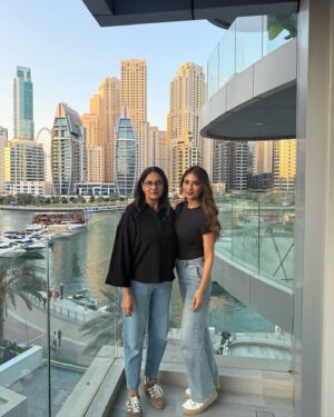 Avantika Hundal Instagram - Sunshine of our lives!! Keep planning trips Ma and we’l keep tagging along 😆😆