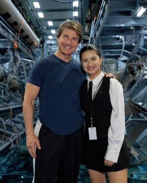 Avneet Kaur Instagram - I’m still pinching myself! I had the incredible opportunity to visit the set of the next #MissionImpossible film, starring the one and only Tom Cruise! Witnessing the filmmaking magic firsthand was awe-inspiring. Tom’s dedication to performing real, practical stunts continues to raise the bar. Can’t wait to share more about my experience! Stay tuned for updates closer to the release date, May 23, 2025! #MI8 #MissionImpossible @paramountpicsin