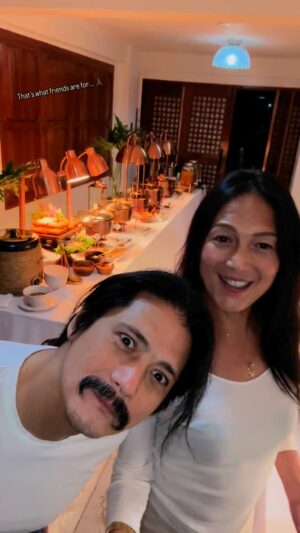 BB. Gandanghari Instagram - #Friendship - … through time🙏
.
It was a night of fun and laughter reminiscent of how it used to be minus the tears and heartaches we once felt. Thank you Robin and Mariel for hosting this get together, Betchay and Nadia for helping me with the menu and set up and of course, Pops, Arlene and Warren for coming and making the night a memorable one💯❣️
.
Pops, I grabbed some of your footages… love you😘
.
#Friends #Family #Bonding #CatchingUp #90s #GoodFood #Camaraderie 💕❤️