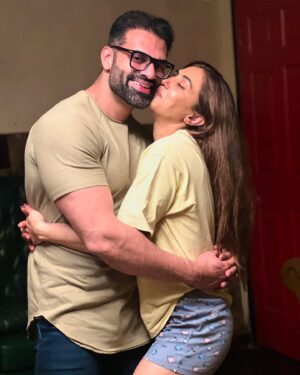 Balreet Mann Instagram - Happy Birthday to @guradeshmann a amazing husband, my partner, and my biggest inspiration—Happy Birthday! 
Your passion for fitness and life is contagious. Cheers to another year of love, health, and happiness. ❤️💪 

#BirthdayInspiration#leo#FitCouple#Guradeshmann#happyBirthday#hillsvibes#parents#solan#fitparents#monday#celebrations#onelife#liveit#feelit#bound❤️