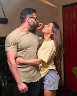 Balreet Mann Instagram - Happy Birthday to @guradeshmann a amazing husband, my partner, and my biggest inspiration—Happy Birthday! 
Your passion for fitness and life is contagious. Cheers to another year of love, health, and happiness. ❤️💪 

#BirthdayInspiration#leo#FitCouple#Guradeshmann#happyBirthday#hillsvibes#parents#solan#fitparents#monday#celebrations#onelife#liveit#feelit#bound❤️
