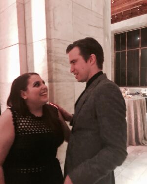 Beanie Feldstein Instagram - gavin is the person that after you’ve had the hardest day in rehearsal grabs your hand and says, “i’m walking you home.”
gavin is the person who always picks up the phone, lights up the room, brings people together. how lucky we all are to love him so. now, like he taught us, we have to walk on through. but fuck i don’t know how. i love you my gav.