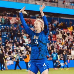 Becky Sauerbrunn Instagram - It’s time.

You work hard. You take each moment. And then it happens.

You wake up one day and realize you’re still dreaming. And then you work even harder to do the impossible—to hold onto that dream, to shape it, to stretch it out, for as long as you can. Knowing full well that one day you would either have to let it go or watch it slip from your grasp.

But you do it anyway. Because it’s worth it.

Nothing will compare to the last sixteen years. How could it? The challenge of chasing victory. The bravery to fail. The willingness to suffer. The joy and relief when you achieve it. The drive to go again. 
Sixteen years ago I woke up dreaming and I haven’t slept since. That makes it sound easy. It was never easy. But even so, I’d run it back.

Because what a gift. 

Ninety minutes finished, steam rising off our bodies—the sense of a job well done. Dirty jerseys and scraped legs, all in the service of clean tackles and cleaner sheets. Knowing that if I step here, they’ll go there, and now I can win it. The tilt of a head and a raised eyebrow that tells my teammate everything that needs to be done.

Of course I’d do it all again. In a heartbeat.

To the coaches who believed in me. To the fans who supported us. To the admin and support staff who kept me moving. To my friends and family who stood by me. To my partner for all the practice reps and knowing not to critique them. And to all my teammates who bought in and fought both for each other and for an idea bigger than ourselves.

Thank you.

It was an honor and a privilege—to play with you and for you. It means the world to me that you gave me so much. I never took any of it for granted, but I also know nothing I say or do will ever be enough to repay you.
All I can do is hope that you got to share in some of the joy I felt every time I stepped onto a field—that you got to dream with me, even if just for a little while.

This isn’t the end. I’ll be around. I love this game too much to leave it for good. But for the first time in sixteen years I’m going to find a quiet moment and close my eyes for a bit.

Excited to see where I wake up next.

With so much love and gratitude,
Becky