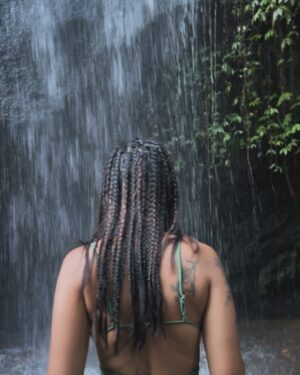 Bhavika Katariya Instagram - This place was my peace🐚🌱🏝️
Bikini- @trove.label 
.
.
.
.
.
.
.
.
#baliisland #baliindonesia #naturelovers #travelblogger #natural #waterfall #waterfallchasing
