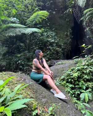 Bhavika Katariya Instagram - This place was my peace🐚🌱🏝️
Bikini- @trove.label 
.
.
.
.
.
.
.
.
#baliisland #baliindonesia #naturelovers #travelblogger #natural #waterfall #waterfallchasing