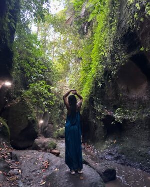 Bhavika Katariya Instagram - This place was my peace🐚🌱🏝️
Bikini- @trove.label 
.
.
.
.
.
.
.
.
#baliisland #baliindonesia #naturelovers #travelblogger #natural #waterfall #waterfallchasing