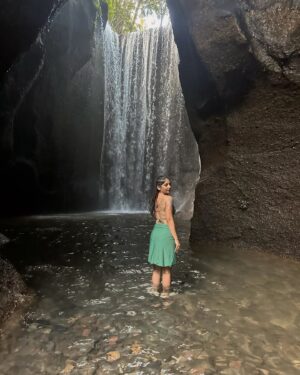 Bhavika Katariya Instagram - Wild and free like a waterfall🏝️🌸

#baliwaterfall #waterfall #naturephoto #balitrip #vacationmode #travelblogger