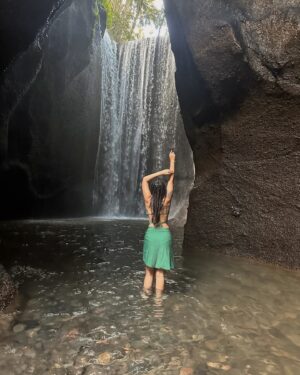 Bhavika Katariya Instagram - Wild and free like a waterfall🏝️🌸

#baliwaterfall #waterfall #naturephoto #balitrip #vacationmode #travelblogger