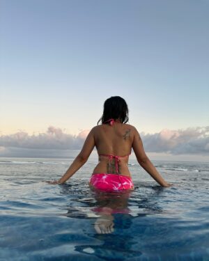 Bhavika Katariya Instagram - I am feelin more pink🌸🌹

#islandgirl #bikinitime #beachlife #balioutfit #outfitideas #vacationoutfits #vacationfits #vacationdiary