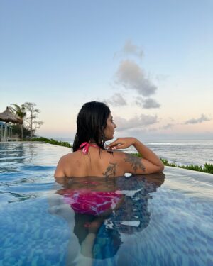Bhavika Katariya Instagram - I am feelin more pink🌸🌹

#islandgirl #bikinitime #beachlife #balioutfit #outfitideas #vacationoutfits #vacationfits #vacationdiary
