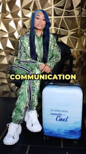 Blac Chyna Instagram - Hearts Pure Luggage is now available ( link in bio)