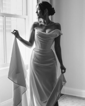 Blair Fowler Instagram - First, thank you for all of the congratulations, kind messages and loving words. It’s been an honor growing up with you 🥰 

One of the main requests I’ve gotten is if I can share my dress without the bouquet covering part of it. So here she is in all her glory. 

It’s the grace gown by @viviennewestwood - custom made to my measurements and rushed to me with literally zero days to spare. @ilabastien from @ilabridal went so above and beyond and this whole story is wild- I can’t wait to share more, but I think it deserves a story time. 

Even with custom gowns, alterations are required. @jbcustomtailoring made the gown fit like it was molded onto me, hemmed to barely graze the floor, and added a finger loop so I could keep the detachable train on if I wanted (all in a couple days)!! 

Photography: @4everstudiostexas 
Content: @thevowedsocialco 

Is this dress what y’all expected me to pick?!