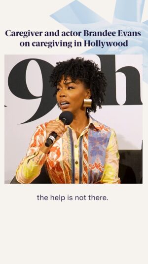 Brandee Evans Instagram - What’s it like being a caregiver in Hollywood? TV star @therealbrandee, who is a caregiver for her mother, says her industry has a long way to go. She and other actors often hide their caregiving responsibilities, afraid to be replaced if they’re honest about the reality of caregiving. How does your work environment stack up? 

Watch the full conversation from our caregiving event in New York City at the 🔗 in our bio.