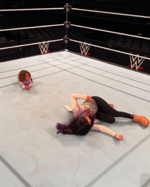 Brandi Runnels Instagram - The match: Cinderella (me) vs Ghost Spider. Needless to say, I got caught up in her webs 🕸️