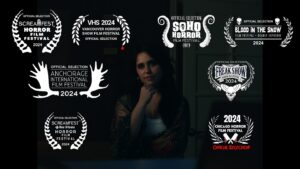 Brenna D'Amico Instagram - 👀😱🩸🥹

We are extremely happy and overwhelmed with what we believe has been a dream come true to start the festival run of our film Adjoining!

We are so lucky that we were able to screen this year at @screamfestla, @vancouverhorrorshow @sohohorrorfest @bitsfilmfest @anchoragefilmfestival @freakshowfilmfest @chicagohorrorfest and @screamfestnola 

A huge thank you to our amazing cast, crew and everyone who has watched and supported our short film this year! We can’t wait to hopefully continue our festival run in 2025. 

Directed & Written by @harrisonhoude @dakotadaulby
Executive Producer, Written & Story by @peteybeats 
Starring @brennadamico @carterglade @sidnoelle 
Producers @PopternativePictures @VesperiaFilms @brennadamico @sikora_ian

1st AD: @nscouture
Editor: @samijamichan
Music: @tokyoratmusic 
DP: @locustgarden 
1st AC: @sophiedonatella
2nd AC / Key Grip: @aid_and_abet
Steadicam: @reecemoffett
Production Design: @megmrphy 
Art Director: @vampirenosleep
Assistant Set Dec: @brightonyourday
@trash.artists.llc 
MU/Hair/SFX MU: @ramediamakeup 
Sound Design: @sound_by_varun @soundriffic 
Sound Mixer & Boom: @shorifsuhel
Colorist: @gabe_jl_sanchez 
VFX: @denley_ryan
PA: Nathan Silva
BTS Stills: @britton.camera 
BTS Video: @dp.riq 
Poster Design: @timothy_palace