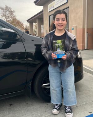 Briana Renee Instagram - And just like that we’re picking up Leiana’s driving handbook 😮‍💨 she’ll be 15 1/2 at the end of this month, and I know she got this but her little fierce mama ain’t ready! 🥹 #newdriver #bestillmyheart #dontblink #proudmama