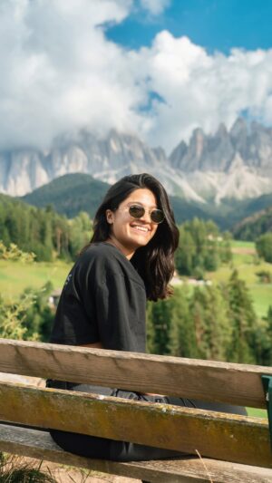 Brinda Sharma Instagram - Your first @ has to take you on a trip 🤪 

Pasandeeda log   pasandeeda jagah = 💕❤️💕💕❤️❤️
Went with these two idiots to Europe this time, @notrishikasharma aayi Germany se aur humne apna trip extend kiya… I can’t remember the last time I had so much fun 💕 
Such a sweet wholesome trip, pata hi nahie chala din kahaan chale gaye 🥺 

While we’re riding in Ladakh, thought I’d show you how wholesome this trip was 😭 
Going to start the Ladakh series super soon 🥰 

#liveandlettravel #reelsindia #reelsinstagram