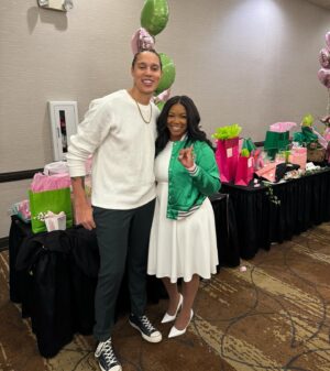 Brittney Griner Instagram - Baby when i say Bash and myself are so proud of you.I cant wait to support you during this life long journey as your Honeydew 😍! Congratulations my love 💓💚 @cherelletgriner