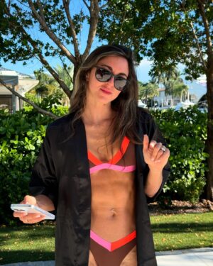 Bryce Adams Instagram - Bikini’s, robes, & fishing!🎣 lol