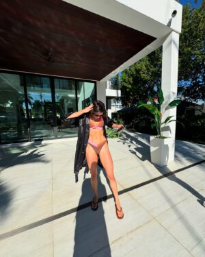 Bryce Adams Instagram - Bikini’s, robes, & fishing!🎣 lol
