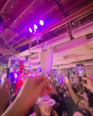 Carmen Carrera Instagram - Happy 2025 🎉🥳💙🥂 Celebrated the New Year with my LGBTQ community 💞 Thank you @rhousewynwood for your gracious hospitality, always 🥂💞 Hope everyone had a safe & festive holiday celebration! @cafeconfuegopodcast LIVE coming soon ☕️🔥🎙️ #cafeconfuegopodcast