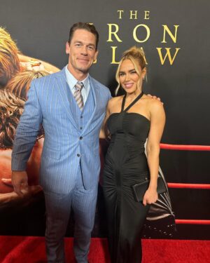 Catherine Joy Perry Instagram - Swipe to see some of your favorite @aew & @wwe #wrestling stars at the @ironclawmovie @a24 movie premiere last night. Incredible #film and In theaters 12/22

#hair @hayleyheckmann 
#glam @karinamorxoxo 
#dress @ysl
#stylist @mimicuttrell