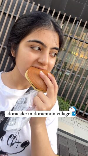 Chahat Anand Instagram - Where will you go with anywhere door? Share this to doraemon fans✨ 

doracake taste was really nice. You can get it street markets or convenient stores. It has soft red bean filling but little egg taste with the pancake. In some stores, it was even better than the other. hehe aur ye choco chips pe mile the ek store pe ye to shinchan vale se bhi better hai🫣

and btw takaoka toyoma is 3-4 hours away each from tokyo or osaka . So a full day goes to doraemon village if you want to visit. Jb m gyi thi bdi grmi thi☀️ ek dm teekhi dhoop. Nhi hoti to i would have checked out the park and city more. Anyways, follow for more food and travel videos🧚🏻‍♀️

#doracake #dessertgoals #dessertfirst #doraemonlovers #reels