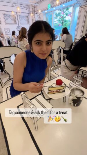 Chahat Anand Instagram - Follow @chahat_anand ✨Share this with someone whose birthday is in september. 

not me though , i can’t believe i am turning 26 in 10 days🫣 

#reels #dessertgoals #dessertheaven #japangram #japantourism