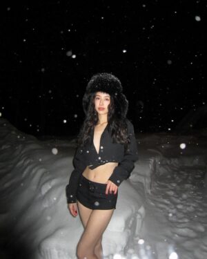 Chalida Vijitvongtong Instagram - ไม่หนาวเท่าไร ☃️🥶