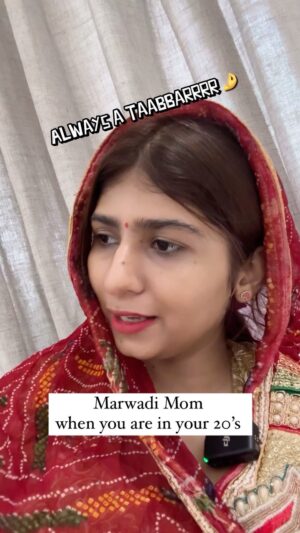 Chandni Bhabhda Instagram - Gudiya ki shaadi ke liye aashirwad aur rishte dono bhej do 😂

#chandnimimic #marwadimom #marwadicomedy #marwadiwedding #rajasthan