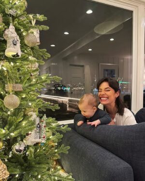 Chloe Bridges Instagram - If you would like your family to be more impressed by your holiday decor. Might I suggest getting a baby