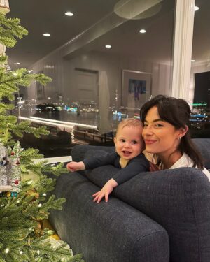 Chloe Bridges Instagram - If you would like your family to be more impressed by your holiday decor. Might I suggest getting a baby