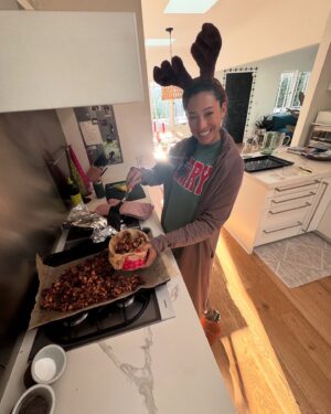 Christen Press Instagram - First time Christmas hosts & a baby’s first Christmas, Cali style 🌴