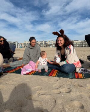 Christen Press Instagram - First time Christmas hosts & a baby’s first Christmas, Cali style 🌴