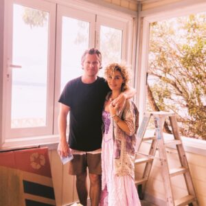 Clare Bowen Instagram - Off the clock (sorta) BOWEN * YOUNG chaos of late, minus the wound care progress photo that almost snuck in there.. 😬❤️‍🩹🫨✨

#americana #clarebowen #brandonrobertyoung #bowenyoung #yuincountry #construction #love