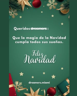 Claudia Albertario Instagram - Mis mejores deseos para todos! 
Que estas fiestas estén llenas de alegría, amor y momentos inolvidables. 
Nunca dejemos de soñar, porque los sueños son el primer paso hacia un futuro brillante. Felices fiestas! 💫♥️

DREAMERS.MIAMI

✔️ Info bio

#dream #dreamers #miami