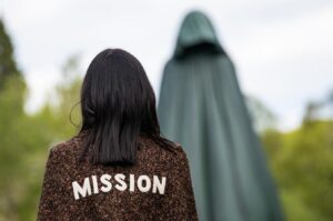 Claudia Winkleman Instagram - A brilliant woman called Tilla made this cape and I proposed to her.