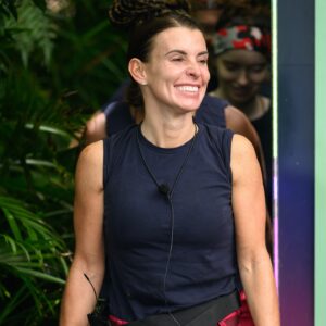 Coleen Rooney Instagram - Our silent scouser lives another day in the jungle….but…..the votes are already back OPEN 😭 Please vote Coleen and let’s get her through to the FINAL weekend. She would never have expected to have got this far but we think she deserves it!! 🗳️❤️🥰 #ImACeleb